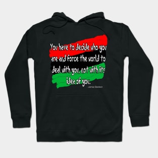 Black History Quote Who Are You Hoodie